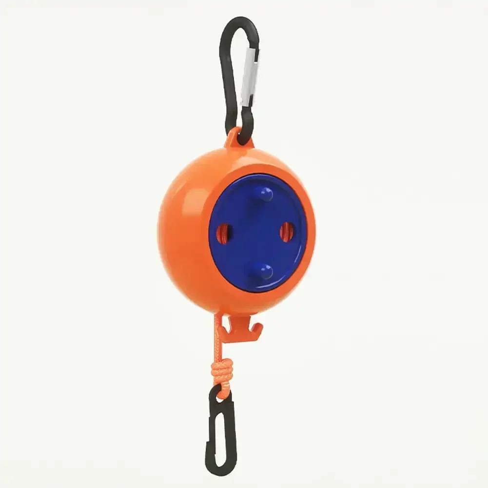 

10 м регулируемая бельевая веревка для путешествий на открытом воздухе портативная бельевая веревка для улицы выдвижная бельевая веревка подходит для сушки одежды оранжевый