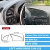Real Carbon Fiber Car Accessories Dashboard Driver Air Vent Trim Cover Soft Sticker For BMW E36 3 Series/M3 1994 1995 1996