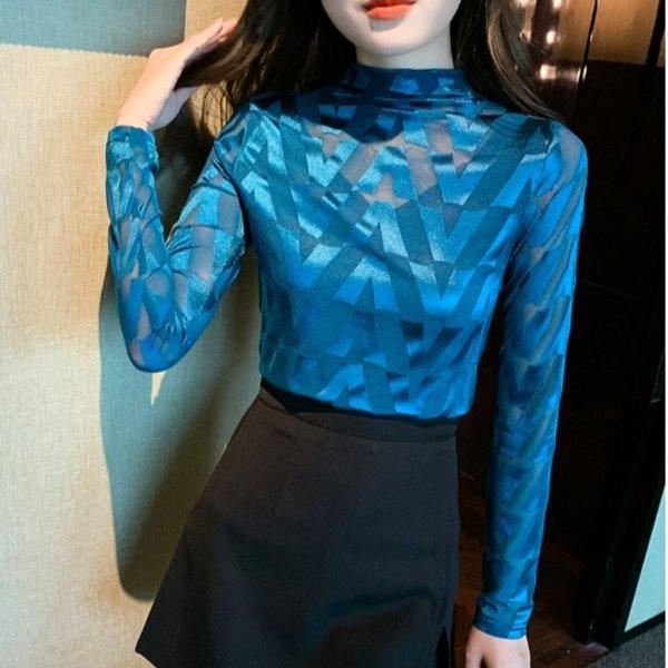 

Футболка-полуводолазка для женщин, нижнее белье, новый зимний стиль, плюшевая утолщенная футболка с длинными рукавами для женщин, пуловер, топ для женщин M