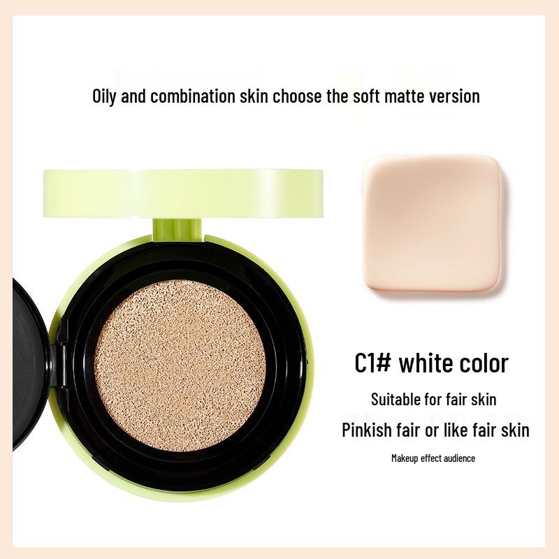 XIXI Pink Water Glow Cushion Foundation: Long-lasting, Lightweight, Non-cakey, Natural Radiance Cream