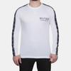 Tommy Hilfiger Solid Color Brand Logo Pattern Side Round Neck Long Sleeve T-Shirt Men tops 09T4087-100