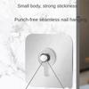1/2/3PCS Wall Sticker Hook Invisible Moisture-proof Solid Simple Save Space Hanging Hook Moisture Proof
