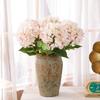Feel moisturizing simulated hydrangea, home living room decorative flower bonsai decoration, fake flower
