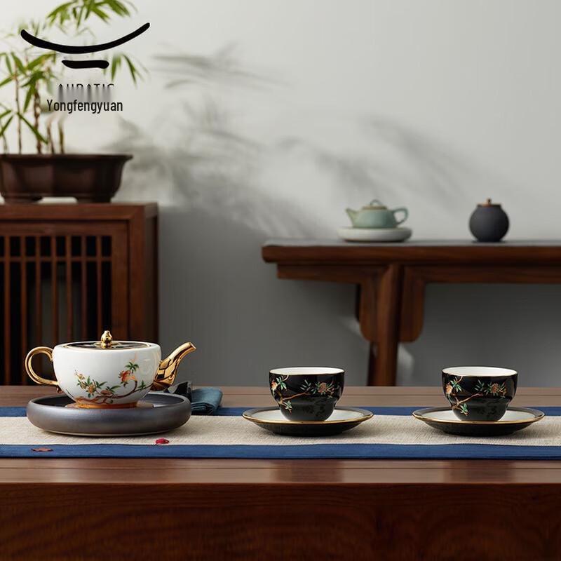 Yong Feng Yuan Pomegranate Garden Chinese Tea Set