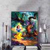 Disney Diamond Painting Snow White and The Seven Dwarfs Forest Healing Illustration 5D Diamond Painting Art Embroidery Cross Stitch Room Decoration