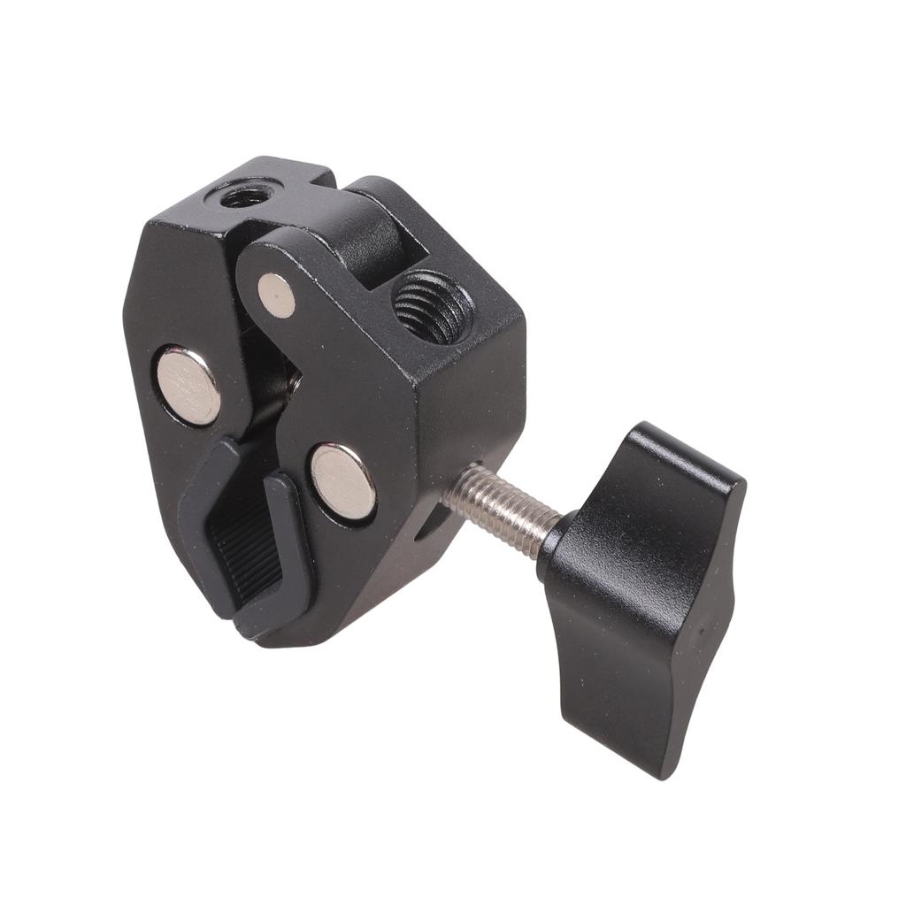 Super Crabbing Clamp With 1/4inch 3/8inch Thread Hole Cold Shoe Mount Arm For Monitor Stand Led Video Light Clamp