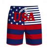 Men's 4th of July U.S. 250th Anniversary US Flag Patriotic Swim Trunks Swim Shorts Board Shorts Mid Waist Casual Holiday