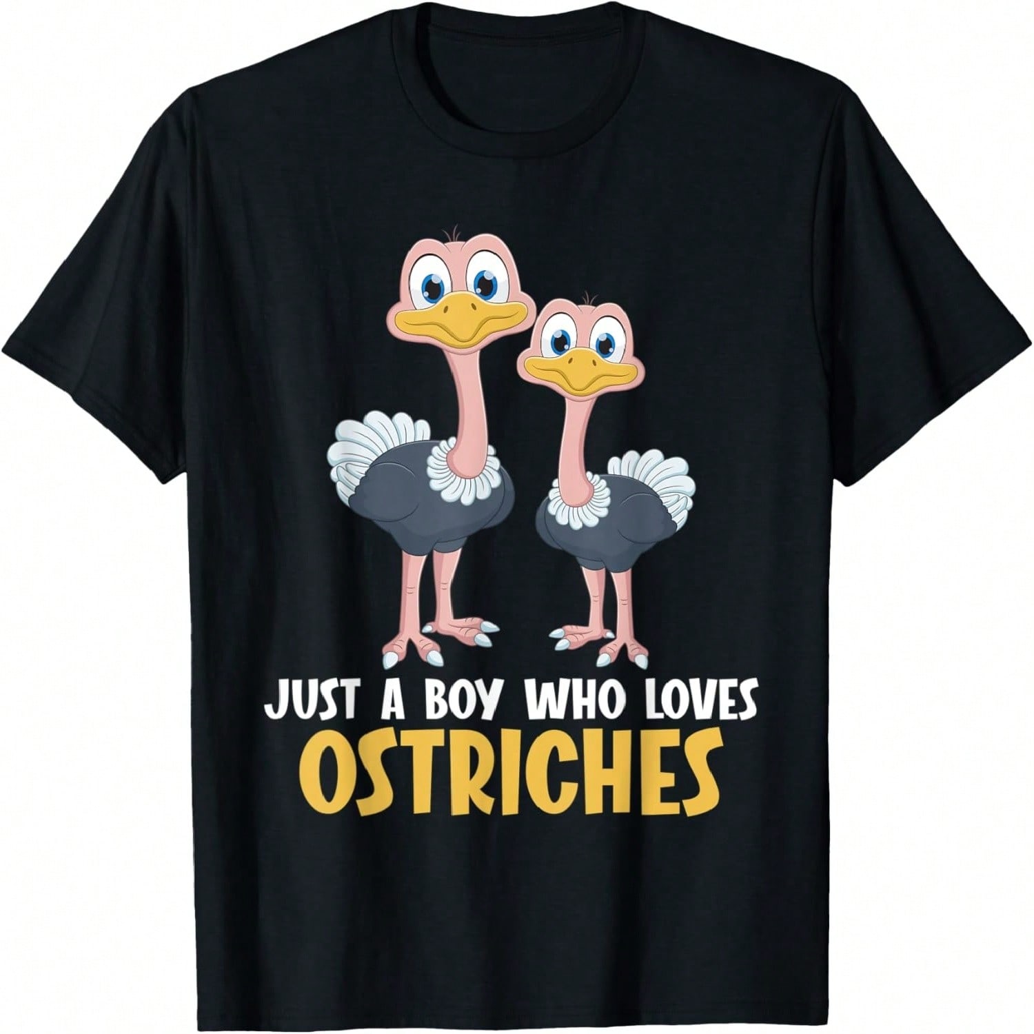 Ostrich Print Landscape - Cute Ostrich T-Shirt S разноцветный