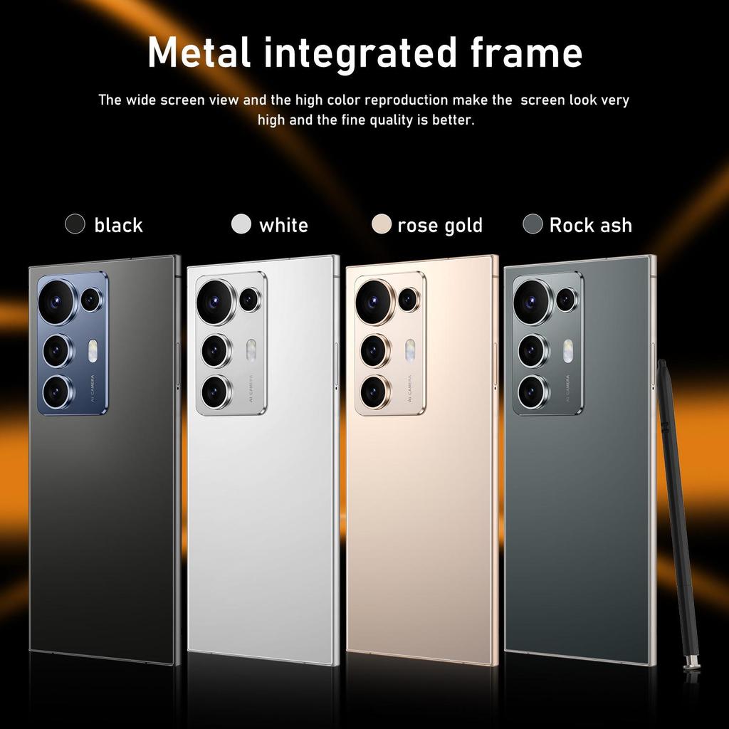 S25 Ultra Mobile Phone: 7.3-inch Large Screen, Built-in Pen, 8+256GB, Global Bestseller