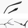Metal Oval Myopia Light-sensitive Prescription Eyeglasses Women Men Retro Computer Optical Spectacles Diopter 0 -0.5 -0.75 To -6.0