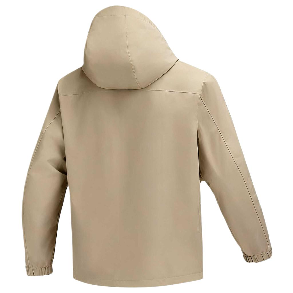 Skechers Solid Color Long Sleeve Three-In-One Waterproof Breathable Warm Jacket Men jackets P425M110-05F0
