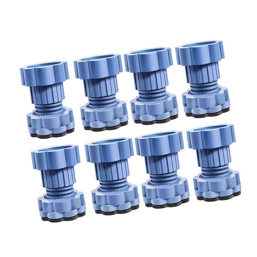 8/12Pcs Universal Adjustable Height Washing Machine Foot Pad Anti Vibration Refrigerator Base Fixed Nonslip Feet Stabilizer