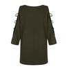 Women's Off-shoulder -quarter Sleeve Casual Sleeve T-shirt