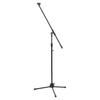 KC Boom Microphone Stand, Straight/Straight, MBCS/BK, Black, Set of 6 (Soft Case, Microphone Holder Included)
