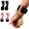 Name: Weightlifting Wrist Straps Color: Black Pink Brown Material: Microfiber Size: One Size Target Audience: Men Women Usage 1