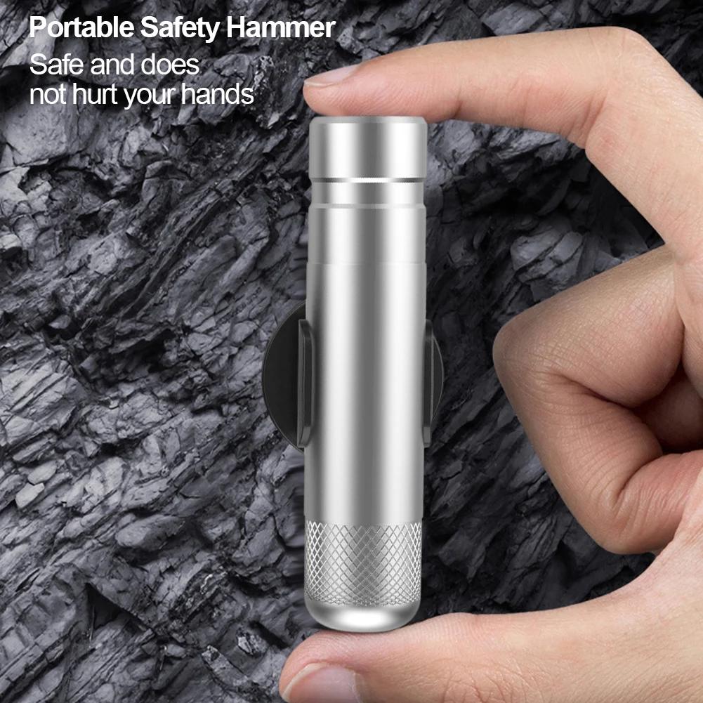 Alloy Car Safety Hammer Seat Belt Cutter Car Window Glass Breaker Tool Escape Emergency Hammer Life-saving Rescue Tool