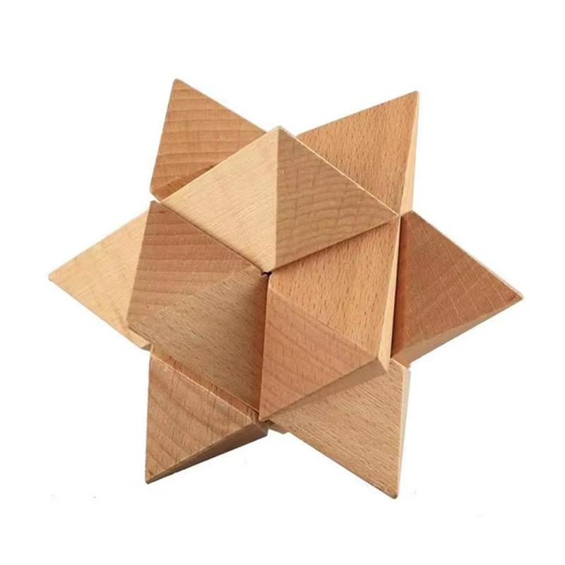 LuBan Lock Achteckiges Kugelpuzzle – Geometrisches Denkspiel – IQ-Test – Lernspielzeug für Kinder und Erwachsene – Intellektuelle Geschenke