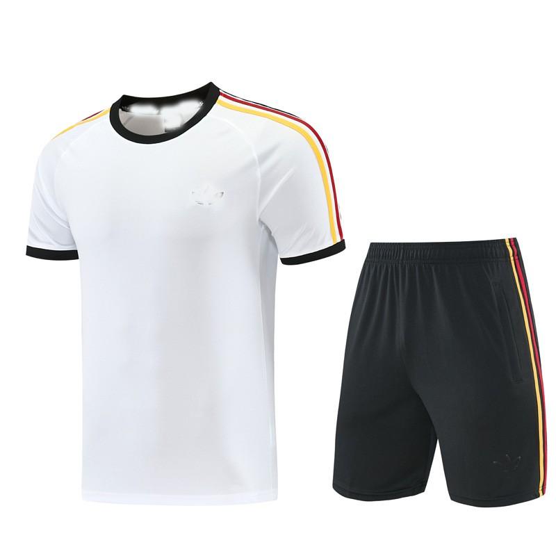 Mens Short Sleeve Tracksuit Running Basketball Soccer Training Workout Sportswear