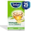 Tetley Green Tea Classic  Immune With Vitamin C 25 Tea Bags 1.3g Each Classic Green Tea Flavor