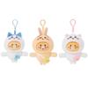 Hachiware Adorable Chiikawa Character Plush Keyring With Magnet For School Bag