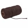 Multicolor 100m Long/100Yard DIY Crafts Artisan Linen String Home Textiles Twisted Cord Cotton Rope