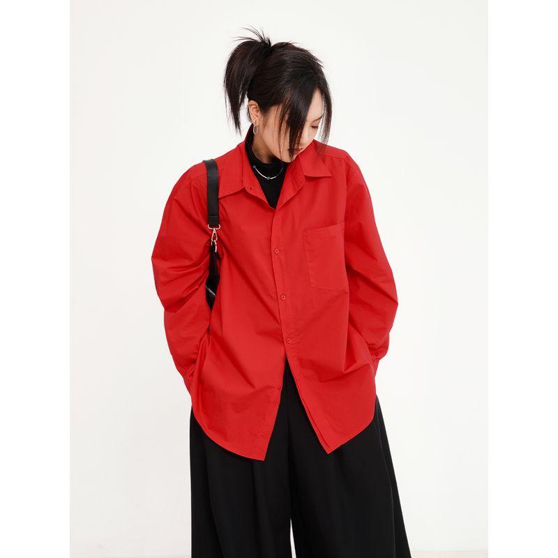 Versatile Korean Style New Year Bandage Dress Single Product Long Sleeve Shirt