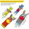 Baby Rattle Socks Wrist Rattles Foot Finder Socks Set,acsergery Baby Rattle Toys