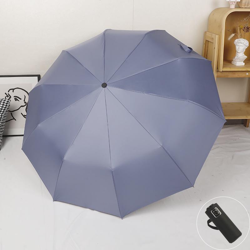 Doppelnutzungs-Sonnen- und Regenschirm - Manuell, Anti-UV, Robust, Faltbarer Sonnenschutz für Männer und Frauen