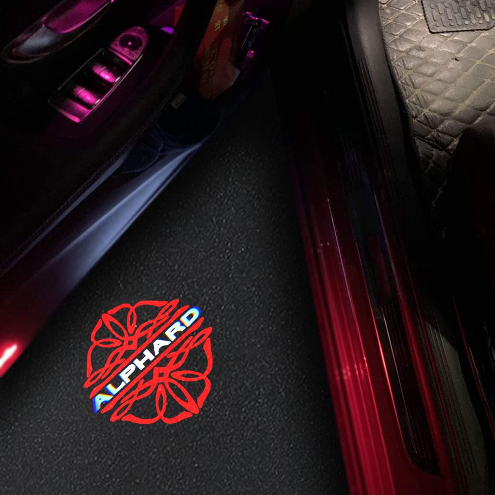 Uuakarin Alphard Courtesy Light, Door Welcome Light, Courtesy Lamp, LED Logo Projection, Toyota 20