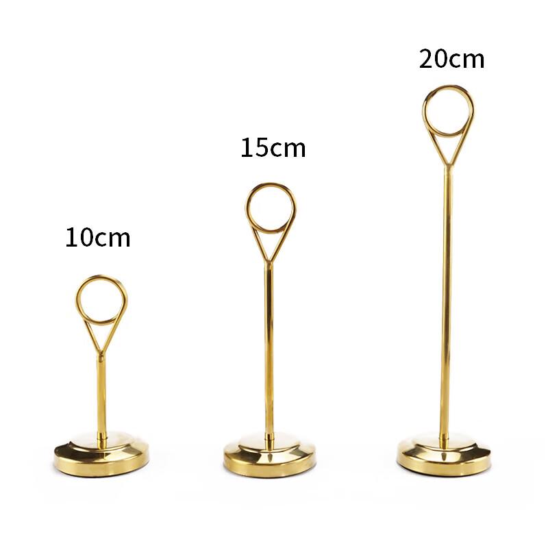 BYkk-181 Electroplated Stainless Steel Table Number Holder