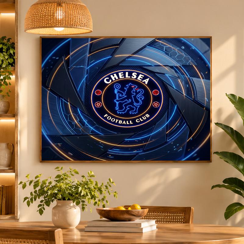 5D Diamond Painting Chelsea FC DIY Full Drill Diamond Art Kit Home Decoration