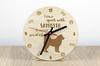 Samoyed, Bjelkier, Samoiedskaya Sobaka - clock with dog, wooden clock with engraving, personalised clock by Art-Dog