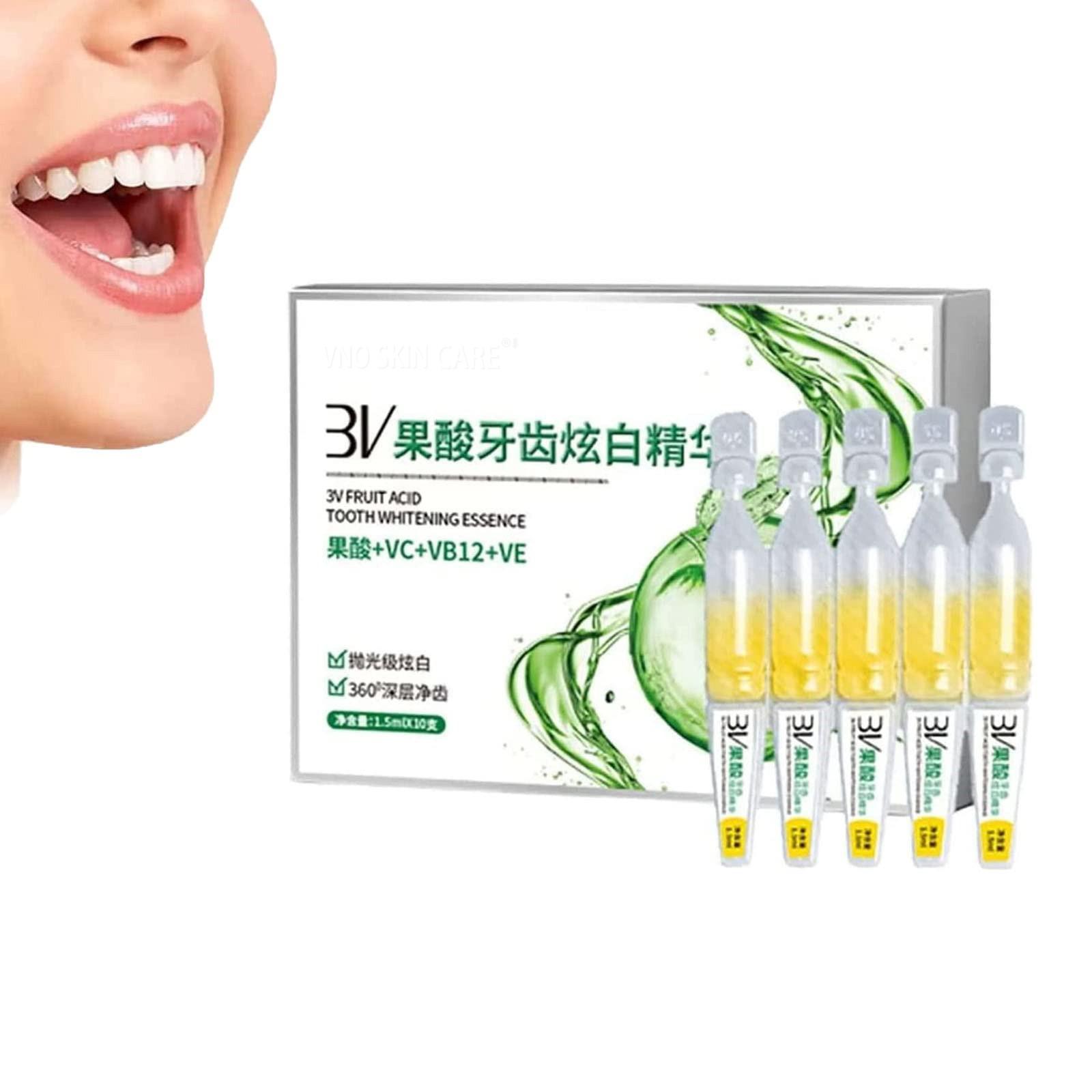 LOPA Ampoule Toothpaste   Ampoule  Ampoule Toothpaste  Teeth Whitening Gel  3V Fruit Teeth Whitening Disposable   Removal 1.5ml * 10 Pieces One Size