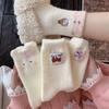 Australian Velvet Cat Socks Cute Confinement Socks Home Sleep Tube Stacking Socks Thickened Locking Warm Plush Socks