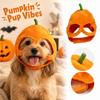 Halloween Pumpkin Hat for Dog Holiday Costume Accessory