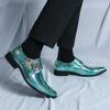 New Designer Fashion Men's Serpentine Monk Strap Oxford Shoes Moccasins Wedding Prom Homecoming Party Footwear Zapatos Hombre