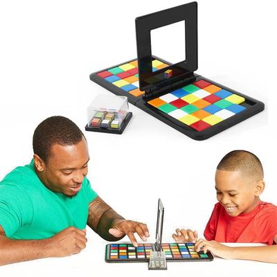 Kinder Farbe Schlacht Quadrat Rennen Spiel Eltern-Kind Quadrat Desktop Puzzles Lernen Pädagogisches Spielzeug Anti Stress Jungen Mädchen Geschenke