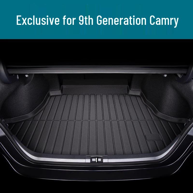 Toyota Camry Trunk Mat for Older Models (6th-9th Gen) - Waterproof Tail Box Mat