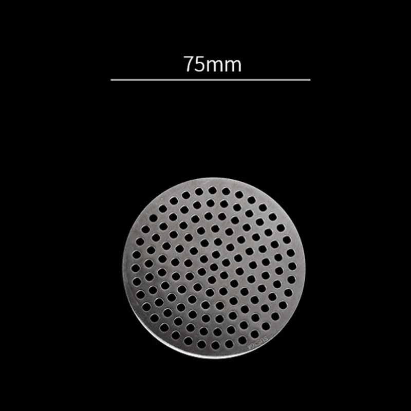 Runde Bodenablaufabdeckung 304 Edelstahl Haarfilter Fänger Stöpsel Netz für Badezimmer Küche WC Geruchshemmende Bodenablaufabdeckung