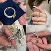 Stunning 2024 Summer Collection Womens Yellow Diamond Adjustable Ring Chic Fresh Style