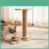 Arranhador Multifuncional para Gatos Construção Robusta em Madeira Proporciona Horas de Entretenimento para Seu Amigo Peludo