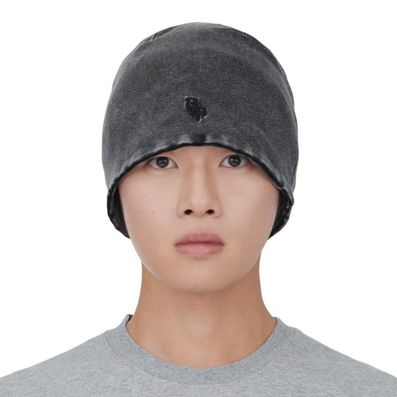 Nomanual Washed Light Beanie   Washed Black