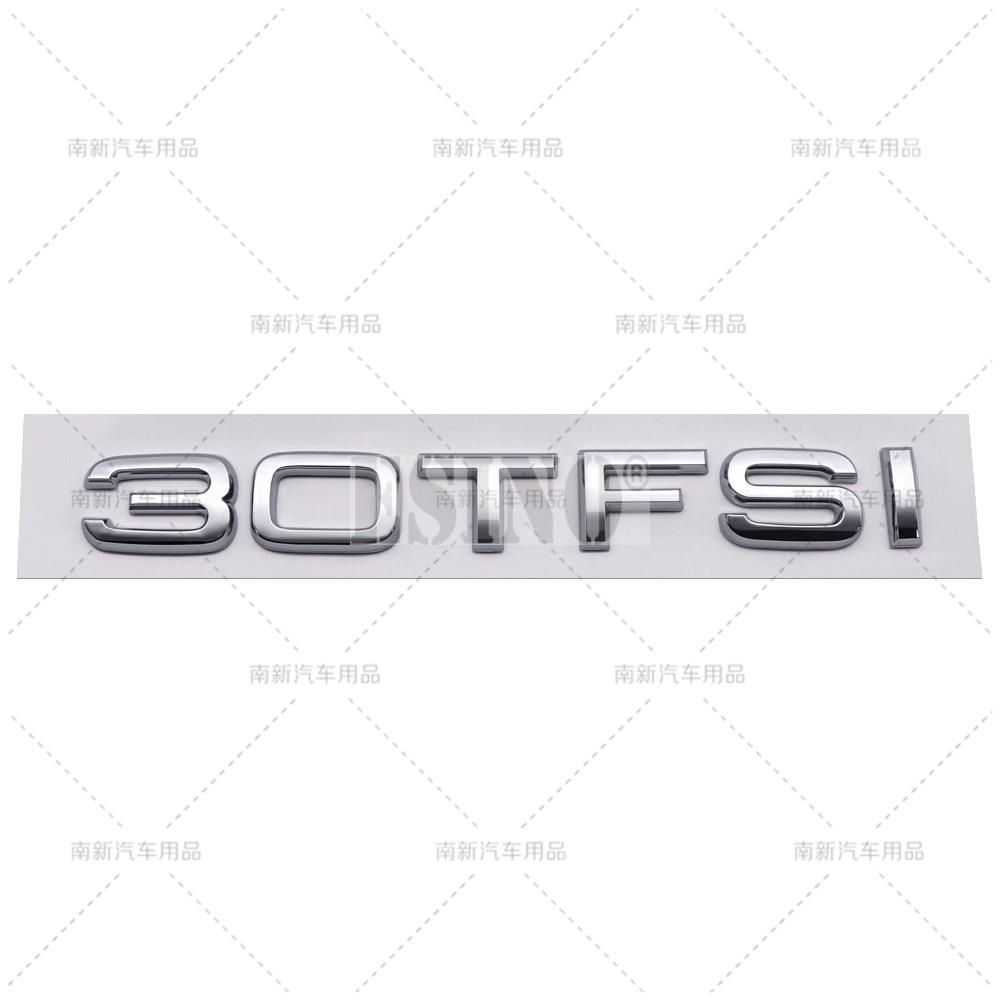 30 35 40 45 50 55 60 TFSI ABS Emblema Adesivo Adesivo Decalcomania per Bagagliaio Posteriore per Audi A4 A5 A6 A7 A8 Q3 Q5 Q6 Q7 Q8