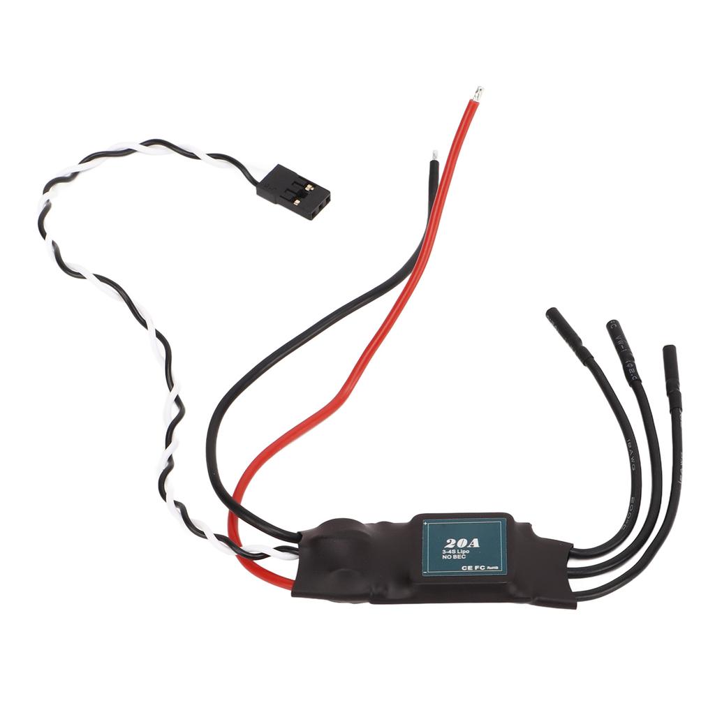 20A Brushless ESC 3‑4S Electric Speed Controller for RC Car Boat Underwater Propeller