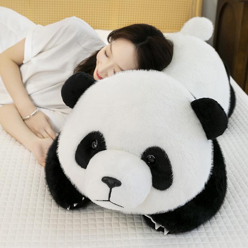 Cute Golden Eagle Party Panda Doll Plush Toy Girl Bed Sleeping Doll Warm Heart To Accompany Birthday Gift