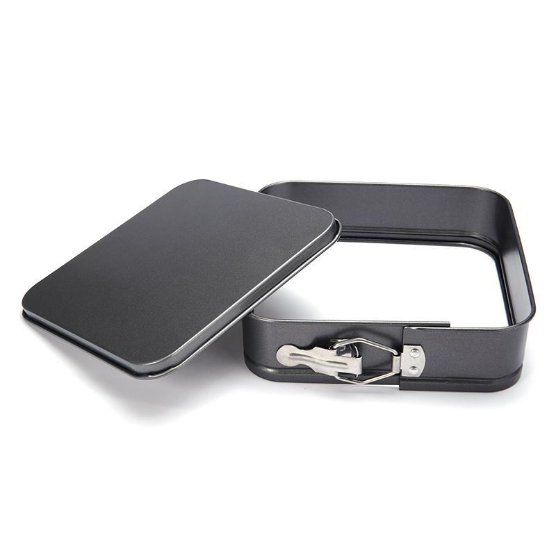 3Pcs/Set Carbon Steel Square Shape Cake Tins Mold Non Stick Baking Trays Pan