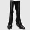 Elastic Thigh High Boots Women Shoes Autumn Winter Black Red White Wedge High Knee Boot Fetish Party Shoes Ladies Large Size