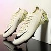 New Men Soccer Shoes Non Slip Football Boots Cleats Adult Training Boys Outdoor Sport Long Spikes Breathable Match Comfortable