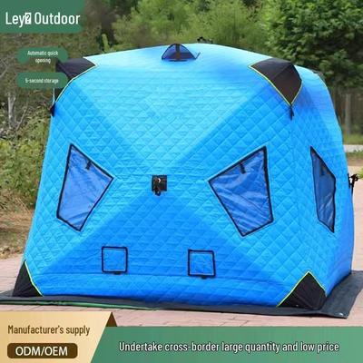 Ice Fishing & Camping Tent: Windproof, Quilted, Extreme Cold Protection