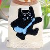 Breathable Pet Short Sleeve Cat Pattern Dog Undershirt Cute Dogs Pullover  Indoor/Outdoor